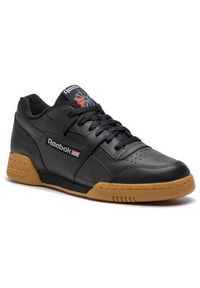 Reebok Sneakersy Workout Plus CN2127 Czarny. Kolor: czarny. Materiał: skóra. Model: Reebok Workout