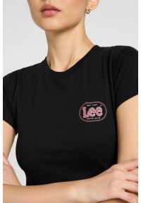 Lee - DAMSKA KOSZULKA LEE SLIM TEE BLACK 112371878 #4