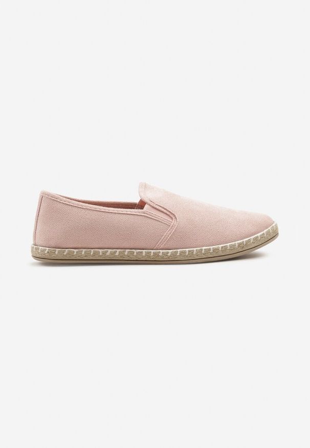 Born2be - Różowe Tenisówki Espadryle Slip On Na Płaskiej Podeszwie Liodelia. Zapięcie: bez zapięcia. Kolor: różowy. Materiał: jeans, materiał. Sezon: lato, wiosna. Obcas: na płaskiej podeszwie. Styl: klasyczny