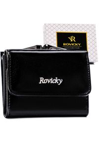 ROVICKY - Portfel damski Rovicky RPX-32-ML czarny. Kolor: czarny