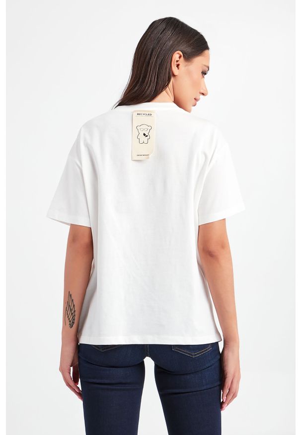 Emporio Armani - T-SHIRT EMPORIO ARMANI. Wzór: nadruk, aplikacja, kolorowy