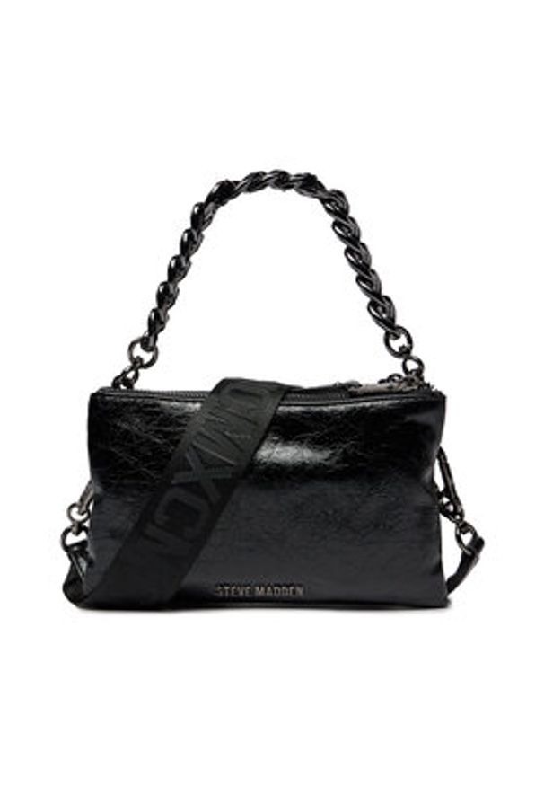 Steve Madden Torebka Bnicco SM13001162-BLK Czarny. Kolor: czarny. Materiał: skórzane