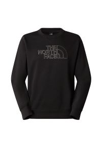 Bluza męska The North Face Drew Peak Light 0A8C1CW9O1 - czarna. Typ kołnierza: bez kaptura. Kolor: czarny. Materiał: bawełna, poliester. Długość rękawa: długi rękaw. Długość: długie. Sport: wspinaczka #1