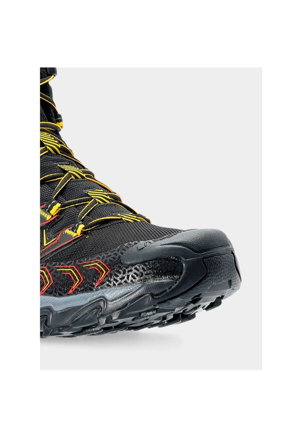 LA SPORTIVA - Buty turystyczne męskie La Sportiva Ultra Raptor II Mid GTX. Kolor: czarny, żółty, wielokolorowy. Sport: turystyka piesza