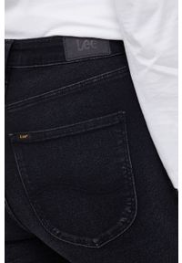 Lee jeansy Ivy Black Whitney damskie high waist. Stan: podwyższony. Kolor: czarny #4