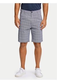 Lindbergh Szorty materiałowe 30-505024 Niebieski Wide Fit. Kolor: niebieski. Materiał: bawełna