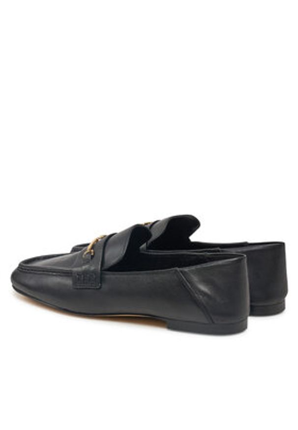 Michael Kors Mokasyny Lena Loafer 40R5LEFP1L Czarny. Kolor: czarny. Materiał: skóra