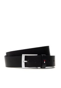 TOMMY HILFIGER - Pasek Męski Tommy Hilfiger. Kolor: czarny