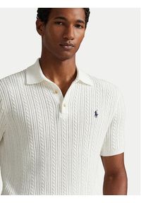Polo Ralph Lauren Polo 710B13893002 Biały Regular Fit. Typ kołnierza: polo. Kolor: biały. Materiał: bawełna #3