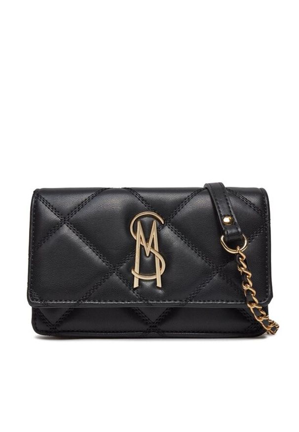 Steve Madden Torebka Bendue SM13001105-B-G Czarny. Kolor: czarny. Materiał: skórzane