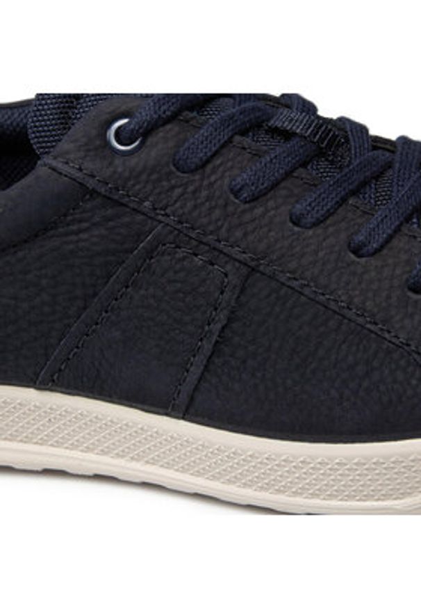 ecco - ECCO Sneakersy Byway 50159451117 Granatowy. Kolor: niebieski. Materiał: skóra, nubuk