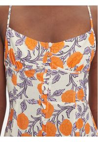 Maaji Sukienka letnia Western Orange Flower Sia PT2748CLD001 Pomarańczowy Regular Fit. Kolor: pomarańczowy. Materiał: wiskoza. Sezon: lato #3