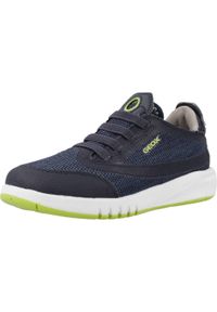 Geox - Buty GEOX J AERANTER BOY Niebieski. Kolor: niebieski. Materiał: syntetyk, tkanina. Sport: turystyka piesza