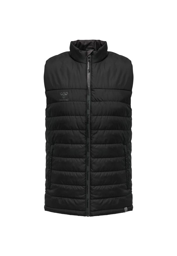 Kurtka do piłki nożnej męska puchowa Hummel North Waistcoat bez rękawów. Kolor: czarny, szary, brązowy, wielokolorowy. Materiał: puch. Długość rękawa: bez rękawów