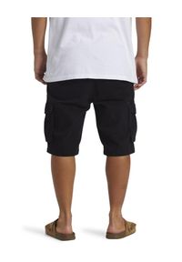 Quiksilver - Szorty spacerowe dla Mężczyzn CRUCIAL BATTLE CARGO Czarny. Kolor: brązowy, zielony, wielokolorowy. Materiał: bawełna. Długość: krótkie. Wzór: ze splotem. Sezon: lato