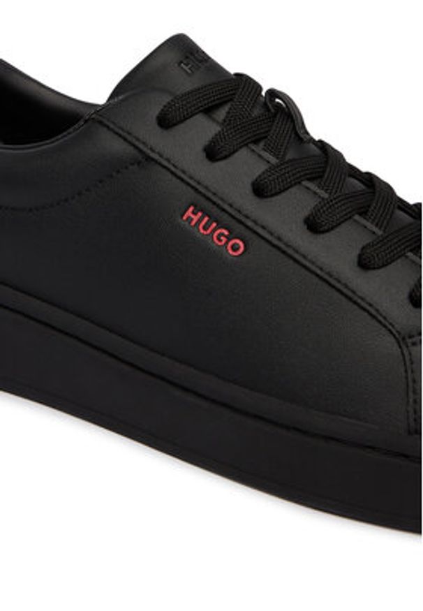 Hugo - HUGO Sneakersy Neston 50563566 Czarny. Kolor: czarny. Materiał: skóra