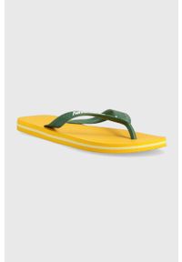 Havaianas japonki BRASIL LOGO kolor żółty 4110850.1740. Kolor: żółty. Materiał: materiał, guma. Wzór: gładki #2