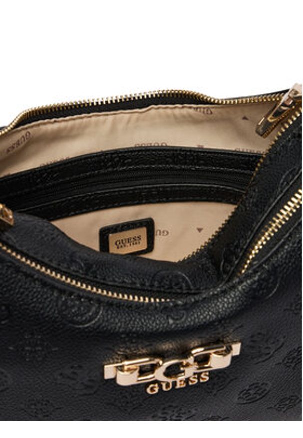 Guess Torebka Anise HWPD99 16180 Czarny. Kolor: czarny. Materiał: skórzane