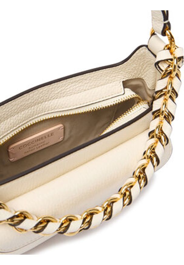 Coccinelle Torebka TFK Coccinelle Beat Generatio E1 TFK 12 02 01 Écru. Materiał: skórzane