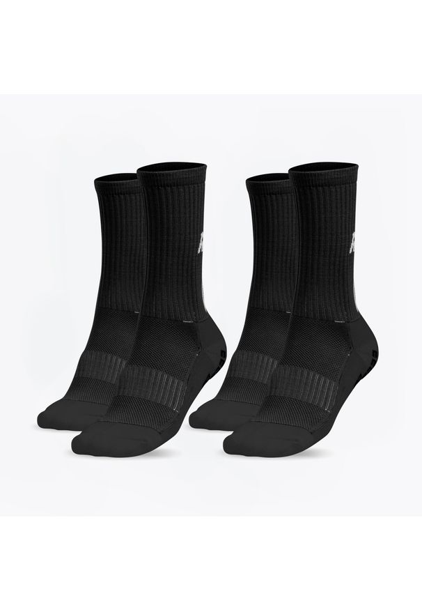 RINAT - Sportowa skarpeta antypoślizgowa ANTISLIP SOCKS dla dorosłych Czarny Zestaw 2. Kolor: zielony, czarny, wielokolorowy. Sport: piłka nożna