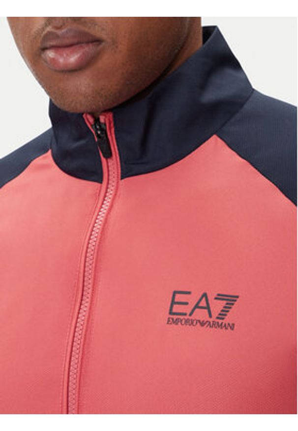 EA7 Emporio Armani Dres 7M000642 AF16072 MB221 Granatowy Regular Fit. Kolor: niebieski. Materiał: syntetyk