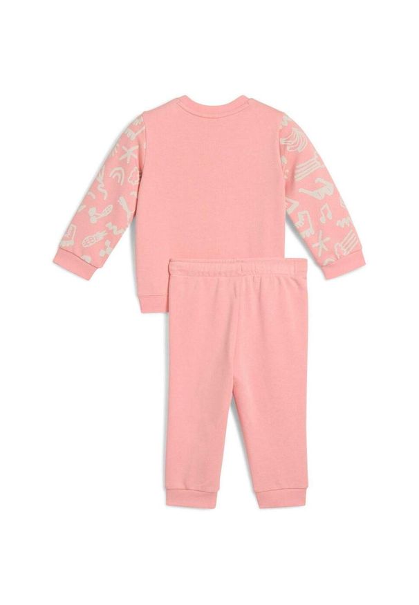 Dres Puma Minicats Sandy Adventures Crew Set Tr Inf, Dzieci. Kolor: różowy. Materiał: dresówka