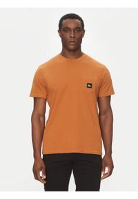 Quiksilver T-Shirt EQYZT08035 Brązowy Regular Fit. Kolor: brązowy. Materiał: bawełna