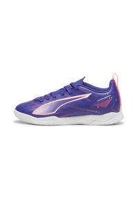 Dziecięce buty piłkarskie Puma Ultra 5 Play IT. Kolor: fioletowy. Sport: piłka nożna #1