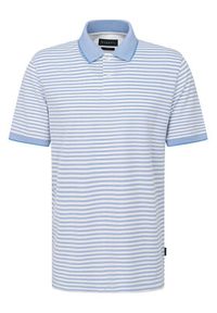 Bugatti Polo 8150-75092C Biały Regular Fit. Typ kołnierza: polo. Kolor: biały. Materiał: syntetyk #2