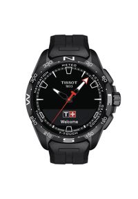Zegarek Męski TISSOT Connect Solar T-TOUCH T121.420.47.051.03. Rodzaj zegarka: cyfrowe. Materiał: koronka. Styl: sportowy, casual, klasyczny