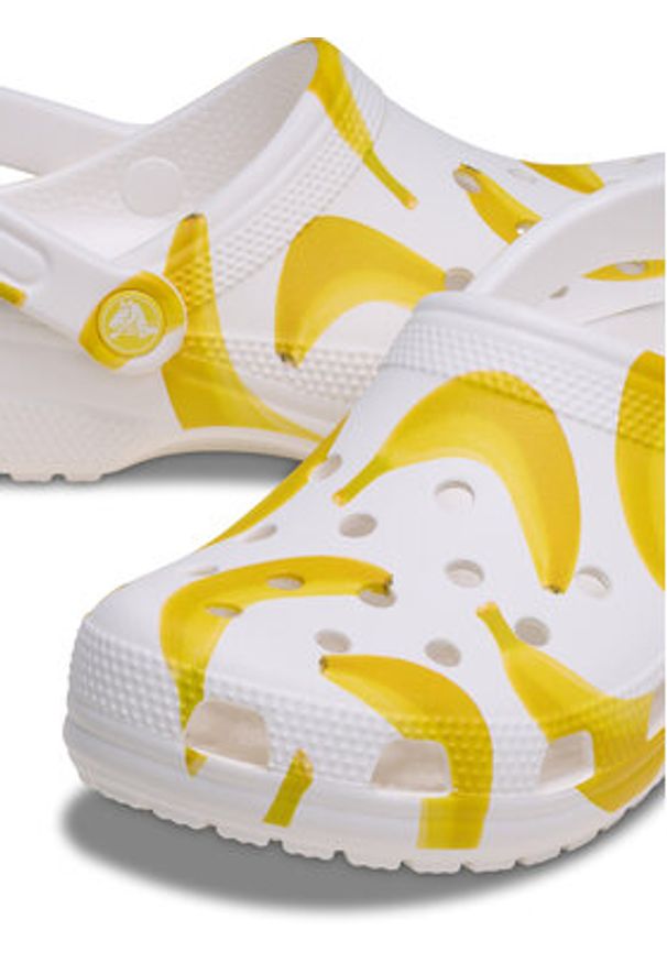Crocs Klapki Classic Fresh Fruits Clog 211008 Biały. Kolor: biały