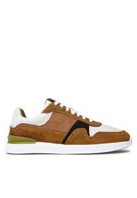 Clarks Sneakersy 26164247 Brązowy. Kolor: brązowy. Materiał: zamsz, skóra #7