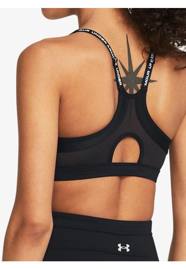 Stanik sportowy Under Armour Infinity 2.0 Low Sports Bra D-DD. Kolor: czarny