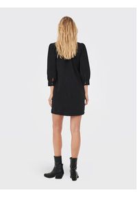 only - ONLY Sukienka jeansowa Felica 15227104 Czarny Regular Fit. Kolor: czarny. Materiał: bawełna #5