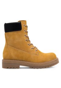 Jenny Fairy Trzewiki LUCIE WS2911-01 Brązowy. Kolor: brązowy. Materiał: materiał