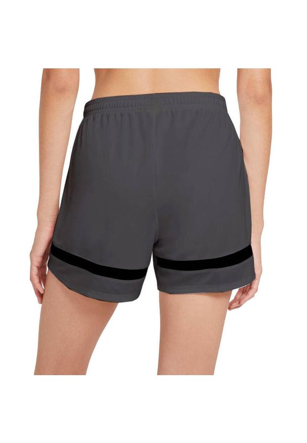 Nike - Damskie Spodenki Dri FIT Academy Shorts. Kolor: szary. Technologia: Dri-Fit (Nike)