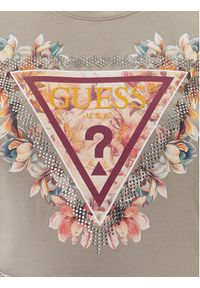 Guess T-Shirt W5YI08 J1314 Zielony Regular Fit. Kolor: zielony. Materiał: bawełna