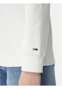 Tommy Jeans Bluza Ess Logo DW0DW22829 Biały Regular Fit. Kolor: biały. Materiał: bawełna #3