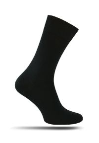 Klasyczne Męskie Skarpetki Chattier z Bawełny Merceryzowanej - Czarne. Kolor: czarny. Materiał: bawełna, poliester, elastan #1