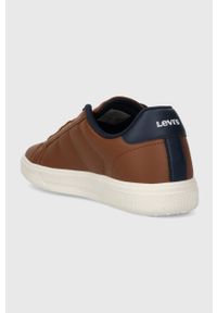 Levi's® - Levi's sneakersy ARCHIE kolor brązowy 235431.28. Okazja: na spotkanie biznesowe. Nosek buta: okrągły. Kolor: brązowy. Materiał: guma #3