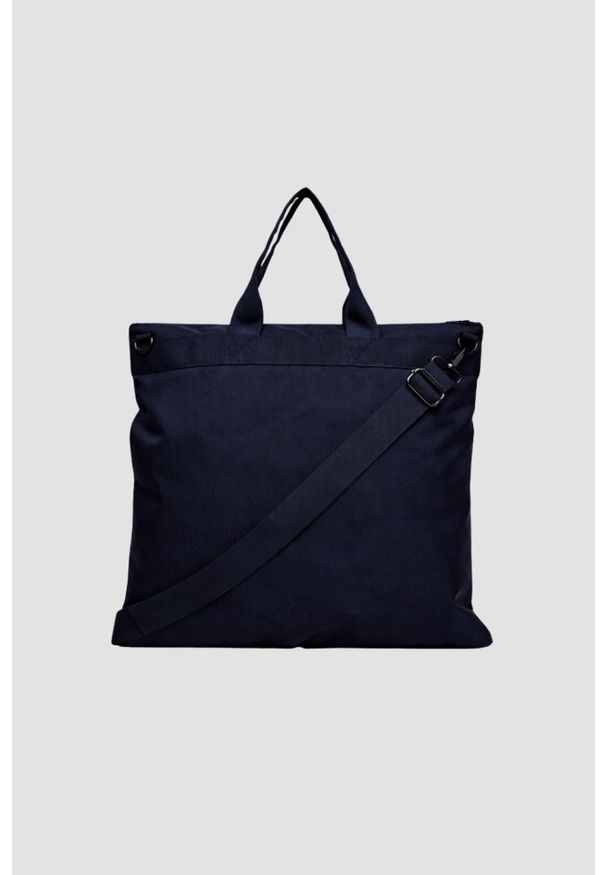 Aeronautica Militare - AERONAUTICA MILITARE Granatowa męska torba sportowa. Kolor: niebieski. Wzór: aplikacja