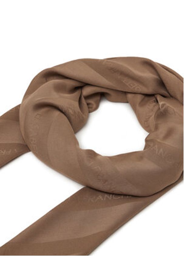 Elisabetta Franchi Szal SC-14F-61E2-229 Beżowy. Kolor: beżowy. Materiał: wiskoza