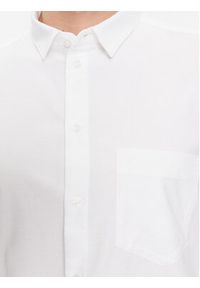 Calvin Klein Koszula Oxford K10K112155 Biały Regular Fit. Kolor: biały. Materiał: bawełna