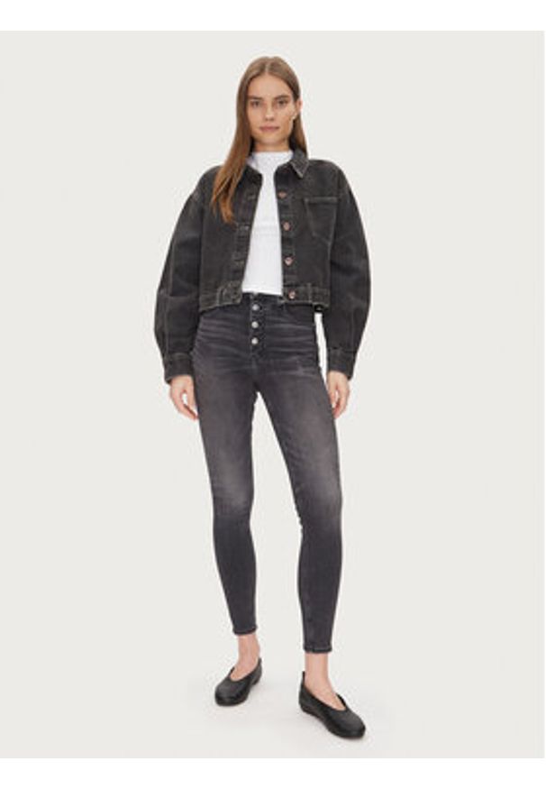 Calvin Klein Jeans Jeansy J20J225509 Czarny Super Skinny Fit. Kolor: czarny