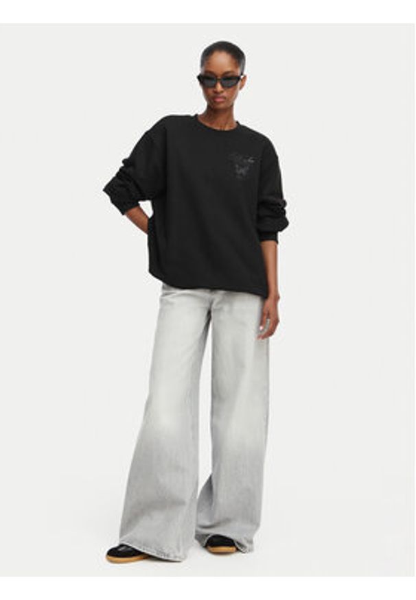Hugo - HUGO Bluza Classic Crew 50566576 Czarny Regular Fit. Kolor: czarny. Materiał: bawełna