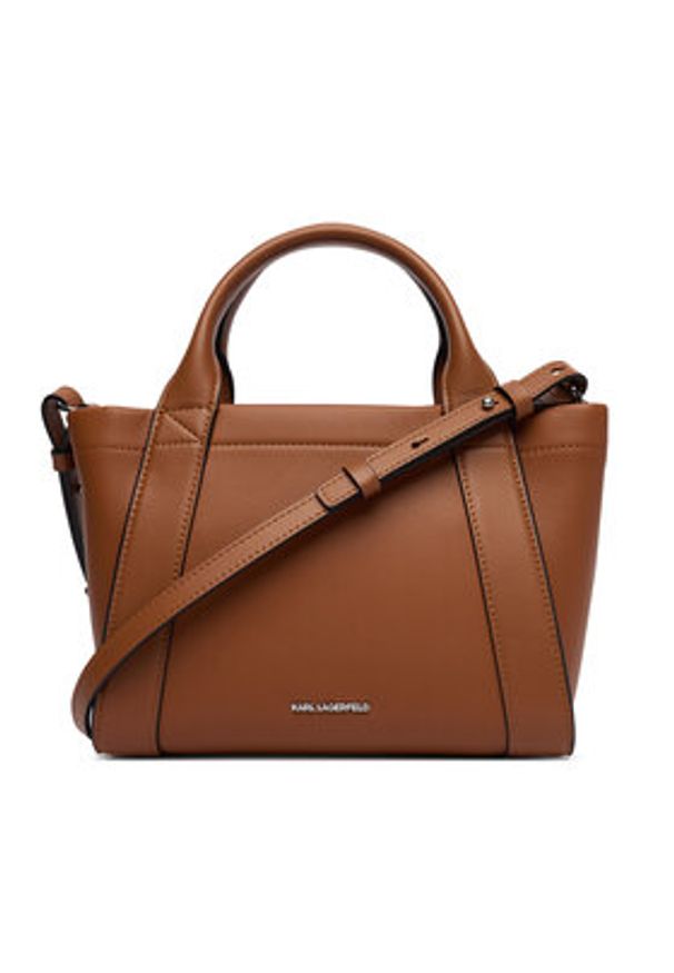Karl Lagerfeld - KARL LAGERFELD Torebka B1W30067 Beżowy. Kolor: beżowy. Materiał: skórzane
