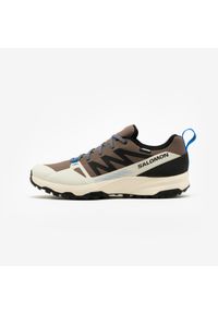 salomon - Buty turystyczne męskie Salomon Saliba wodoodporne. Kolor: brązowy. Materiał: materiał, syntetyk. Szerokość cholewki: normalna