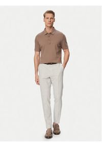 BOSS Spodnie materiałowe H-Genius-253 50561874 Szary Slim Fit. Kolor: szary. Materiał: wiskoza #3