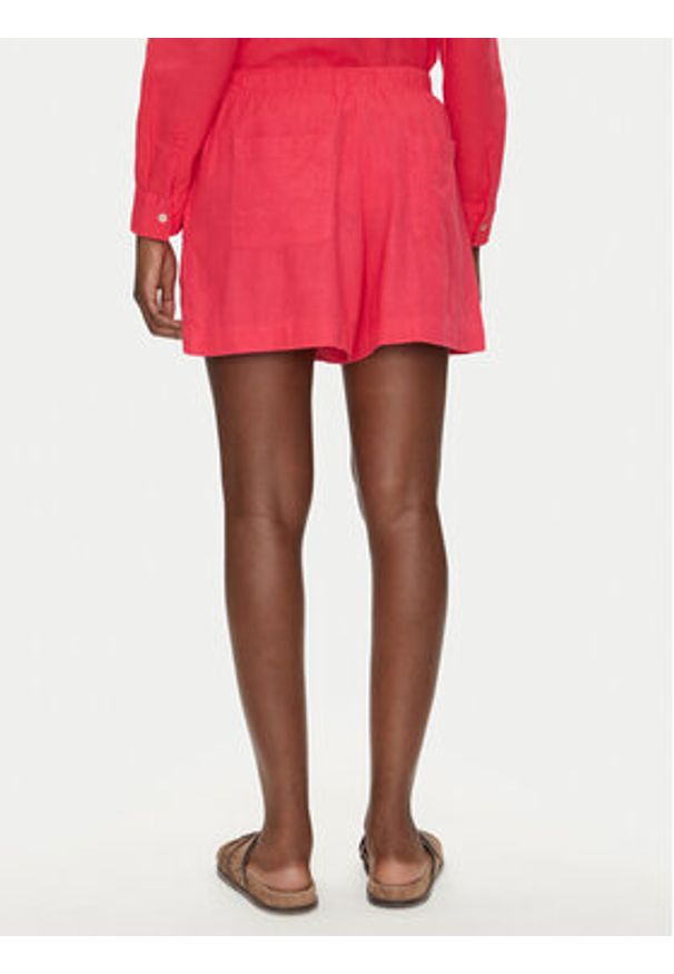 GAP - Gap Szorty materiałowe 713386-02 Różowy Regular Fit. Kolor: różowy. Materiał: wiskoza, len