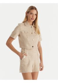 Morgan Bluzka 252-VENU.F Beżowy Regular Fit. Kolor: beżowy. Materiał: bawełna #1